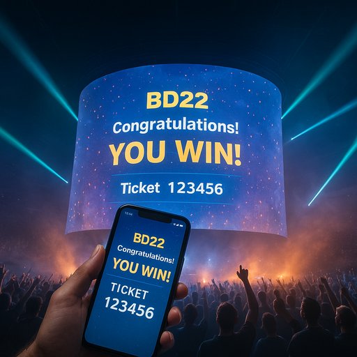 bd22 মোবাইল স্ক্রিনে ফলাফল